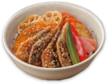 いわしと彩り野菜の甘辛丼(雑穀ご飯)