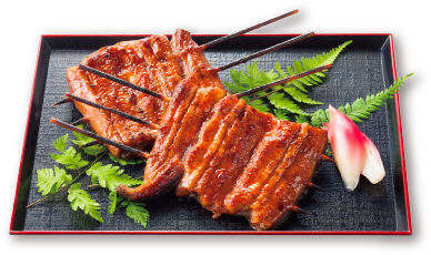 うなぎ蒲焼串打ち画像