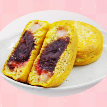 プチ白玉&イチゴ果肉を小豆とあわせた今川焼いちごプチ白玉あずきが新登場！