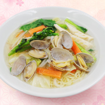 春野菜のあさり塩らーめんが新登場！