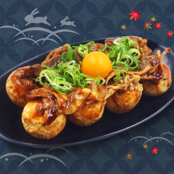 月見牛カルビたこ焼が新登場！