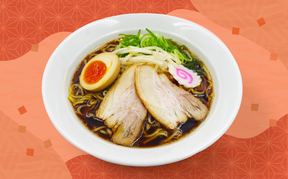 京都屋台風黒醤油らーめん