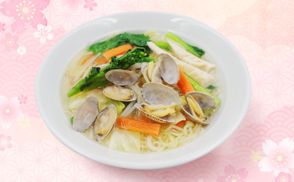 春野菜のあさり塩らーめん