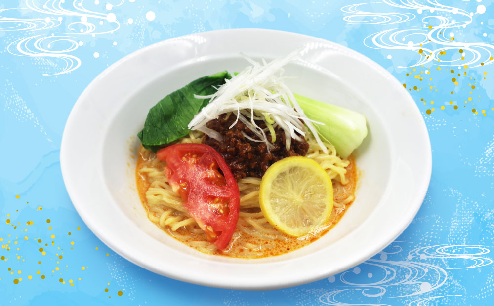 豆乳スープが決め手!!冷し担々麺