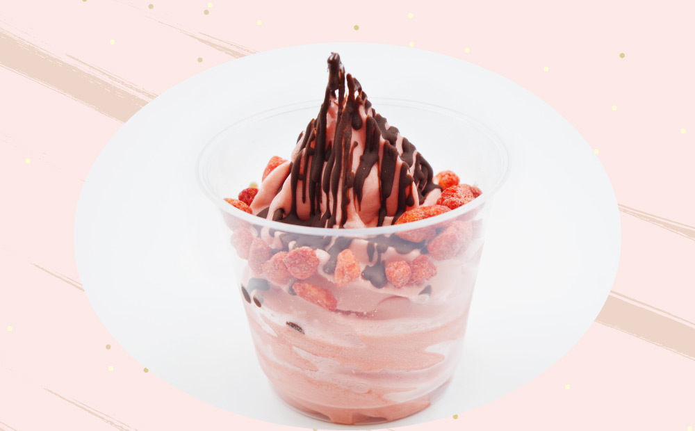 いちごソフト&ぱりぱりチョコ