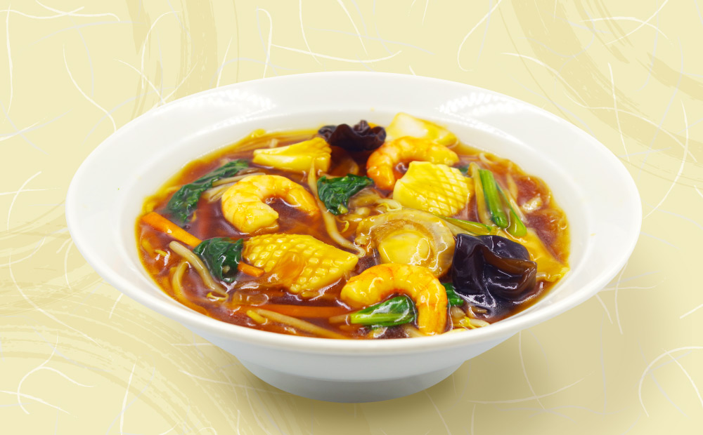 海鮮三種のあんかけらーめん