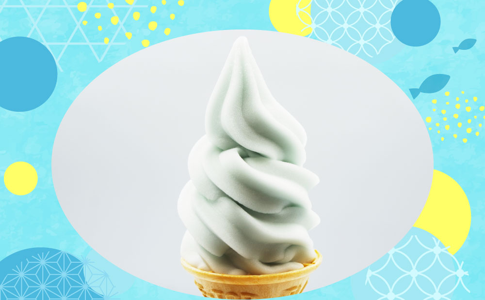 ソフトクリーム ラムネ