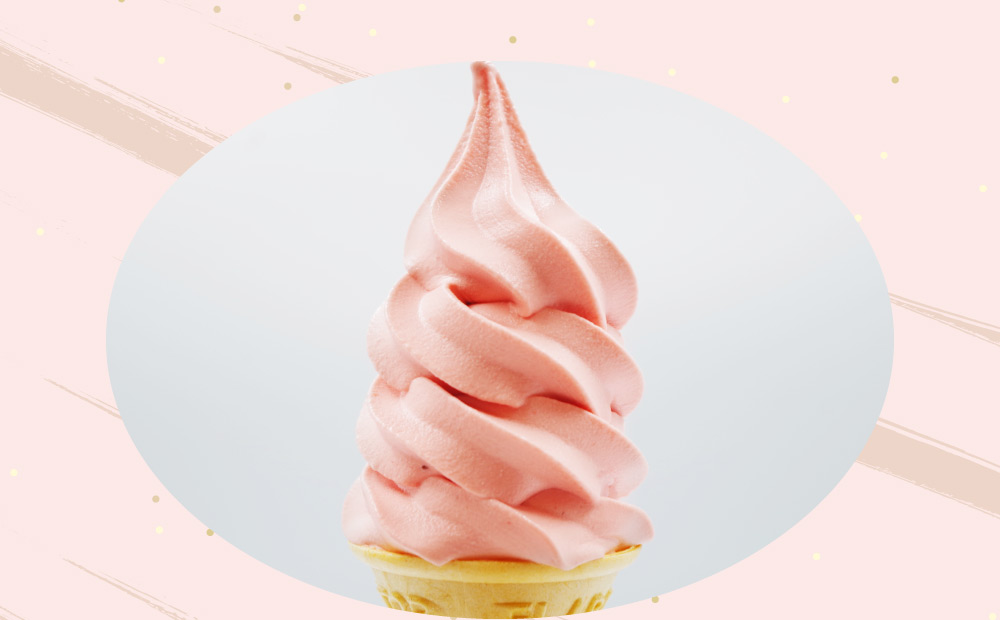 いちごソフトクリーム