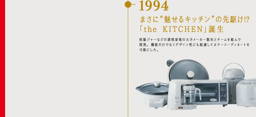 1994 まさに“魅せるキッチン”の先駆け!?「the KITCHEN」誕生