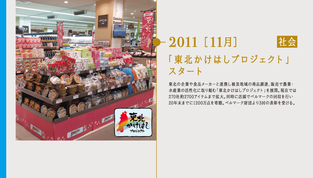 2011 ［11月］「東北かけはしプロジェクト」スタート
