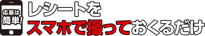 レシートをスマホで撮って送るだけ