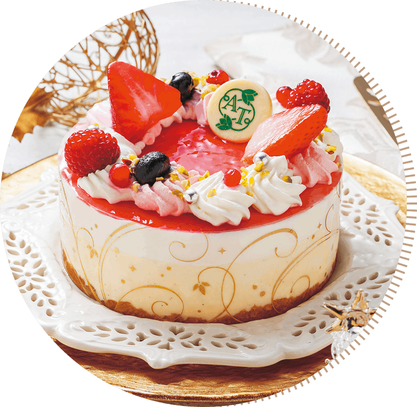 ベリーのアイスケーキ