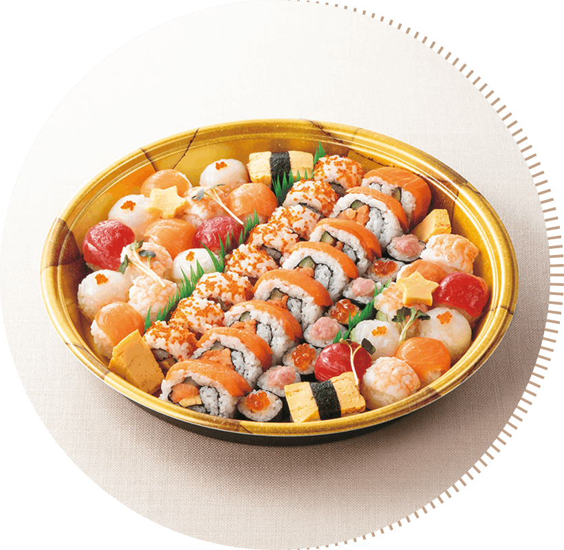 手まりとロールの煌めきSUSHIセット
