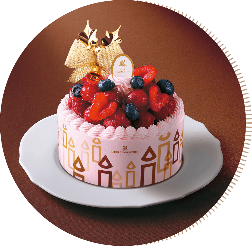 ザ・ショートケーキ〈魅惑のフランボワーズ&ブルーベリー〉4号