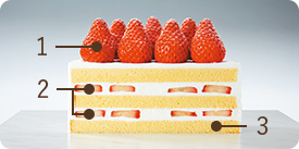 天使のクリスマス 苺のケーキ 5号