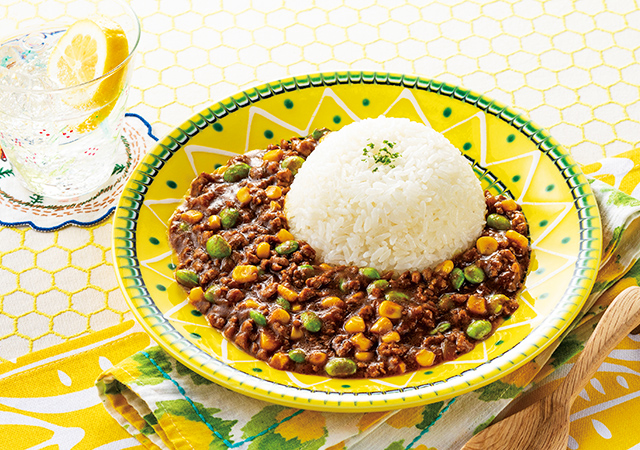 プチプチキーマカレー