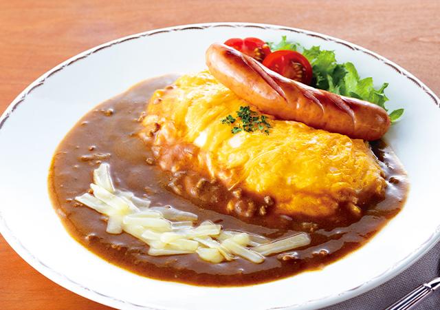 チーズオムカレー