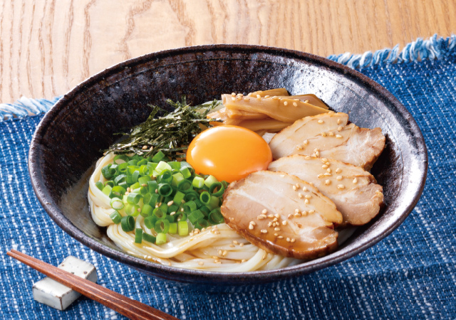 冷し油そば風うどん