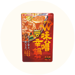 ミツカン「W味噌辛鍋つゆ ストレート」