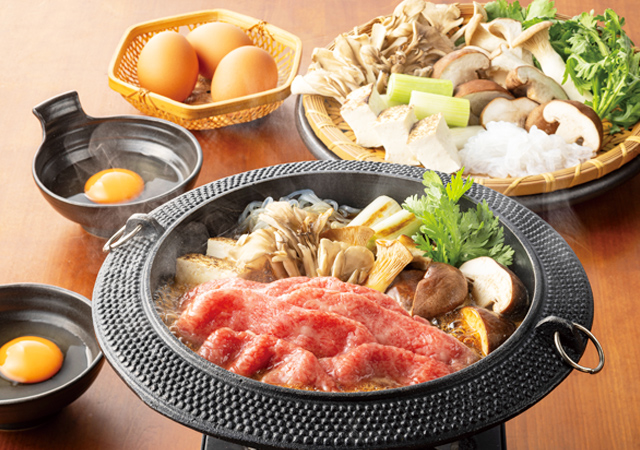 ３種のきのこのすき焼き