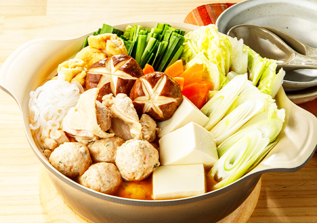 鶏団子のちゃんこ鍋