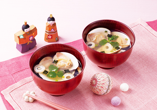 香り高いお椀 はまぐりのお吸い物