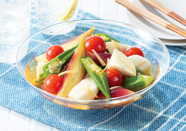 夏野菜の和風ピクルス