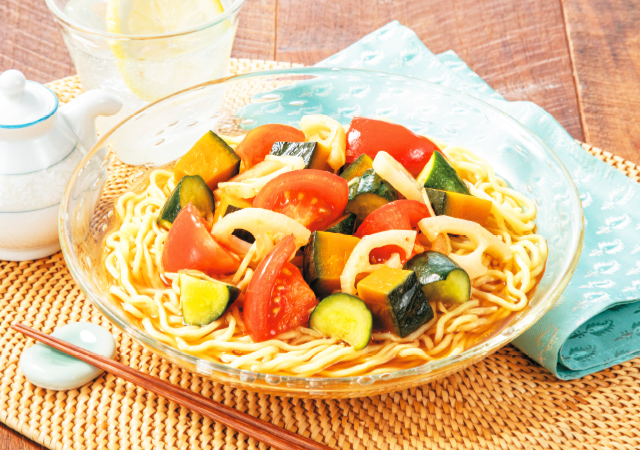 野菜たっぷり冷やし中華