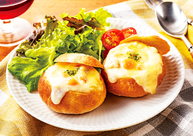 洋食店風パンシチュー