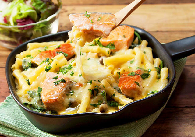 サーモンクリームグラタン