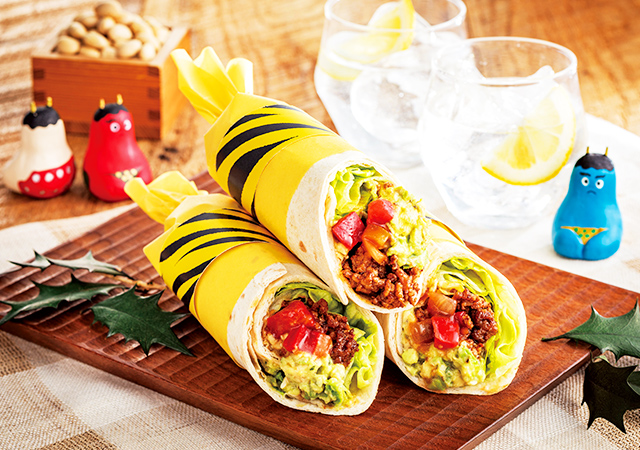 トルティーヤのタコスロール