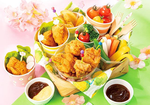 2種のソースで食べるからあげBOX