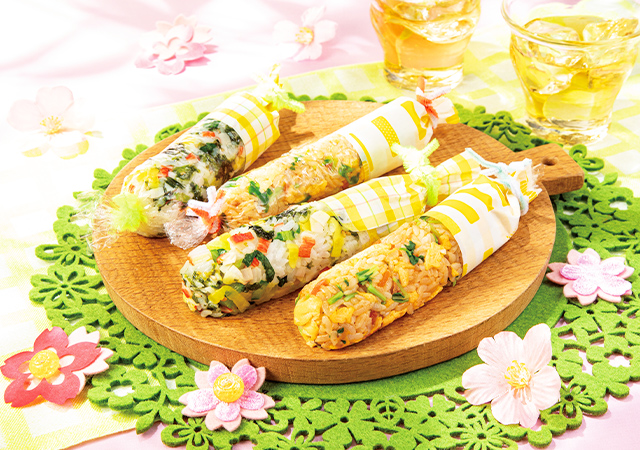 2種の韓国風スティックおにぎり