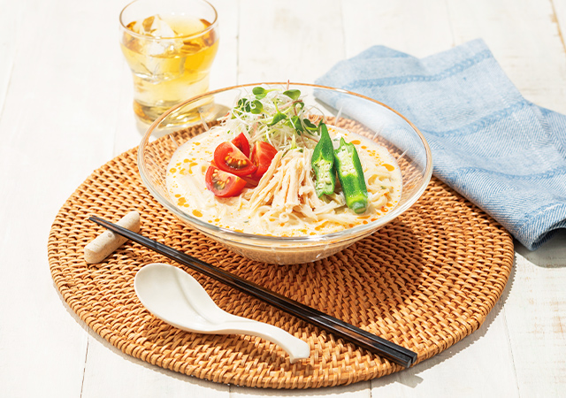 ピリ辛豆乳そうめん