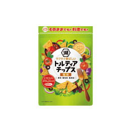 湖池屋「いつでもチャック トルティアチップス 塩味」