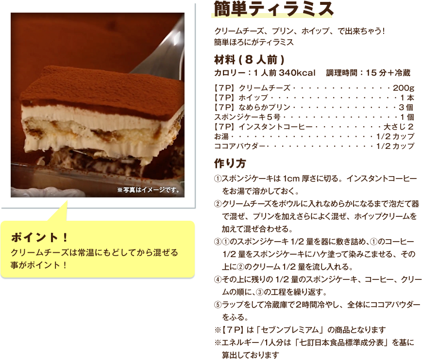 簡単ティラミス