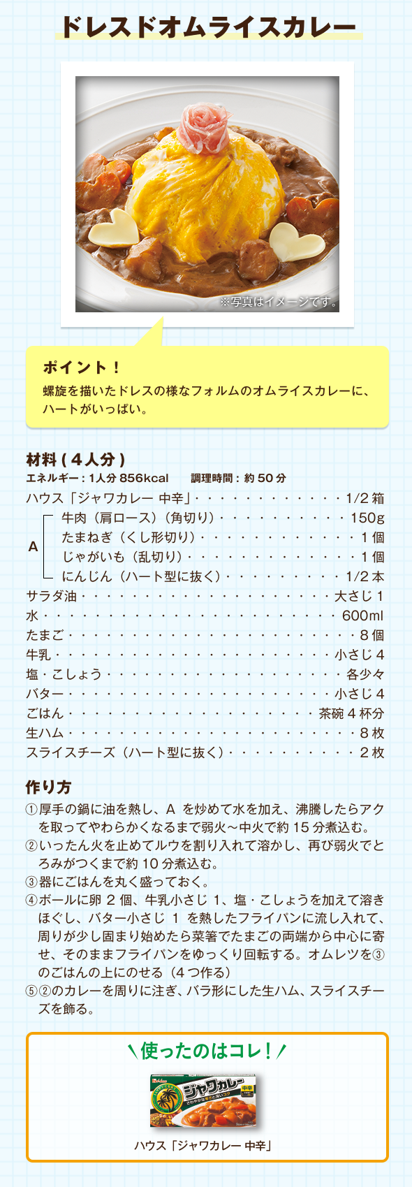 ドレスドオムライスカレー