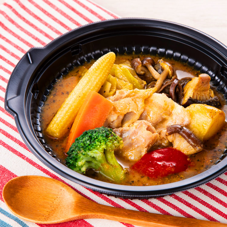 【GARAKU監修】4種きのこと和風だしのポークスープカレー