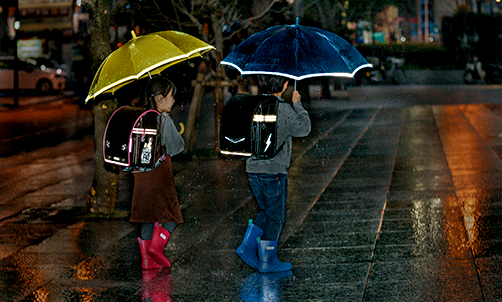 雨の日