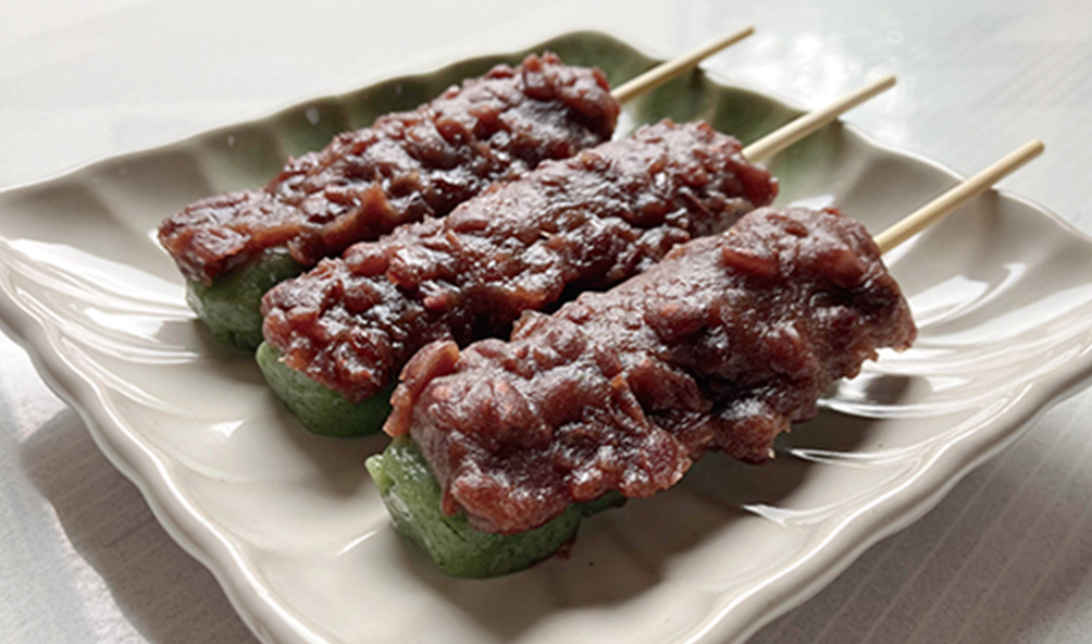 香るよもぎ団子～国産蔵王よもぎ使用～（3本入）