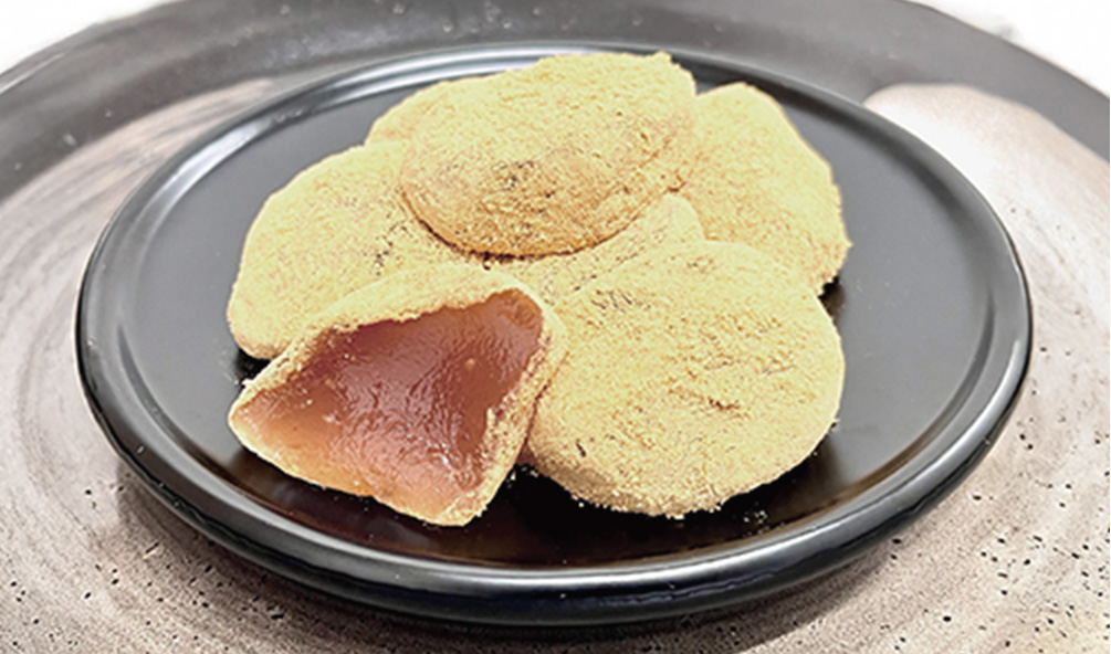 国産焦がしきな粉使用 とろけるわらび餅