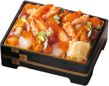 豪華絢爛!花咲がにの海鮮バラちらし