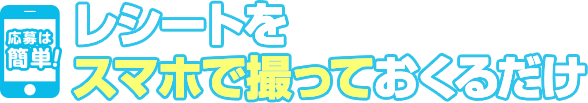 レシートをスマホで撮って送るだけ