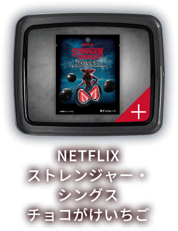 NETFLIX ストレンジャー・シングス チョコがけいちご