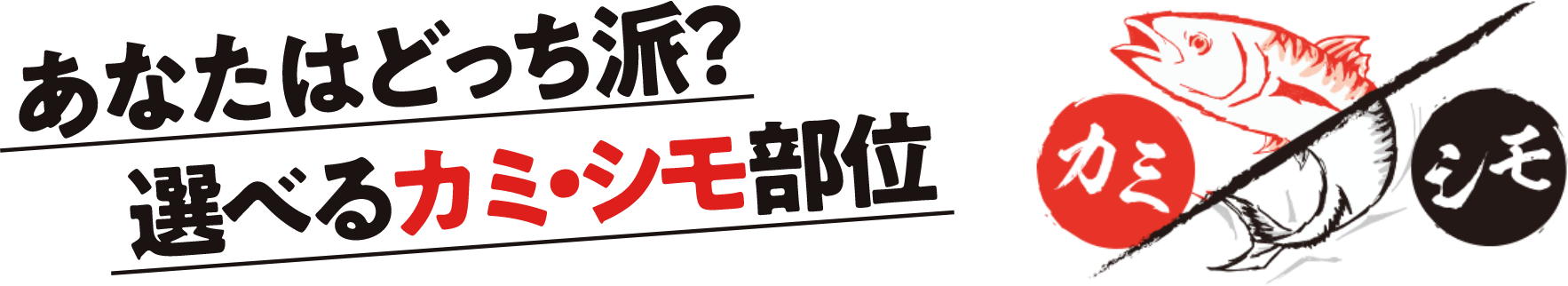 あなたはどっち派? 選べる「カミ」「シモ」