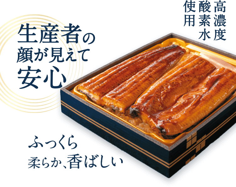 手焼きうな重(鹿児島県産うなぎ使用)