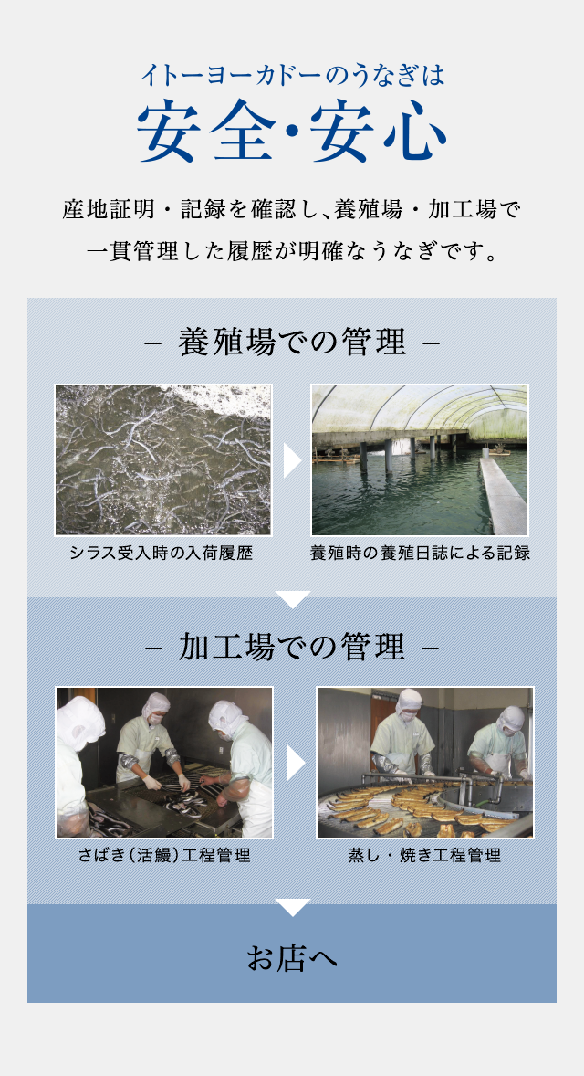 イトーヨーカドーのうなぎは安全・安心