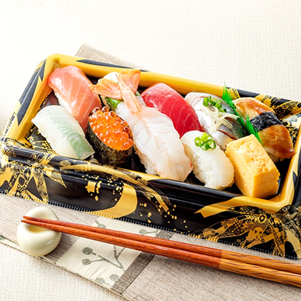 魚河岸握り（幸）真鯛入り
